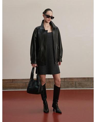 Nappa lambskin Mini Hobo bag_Black