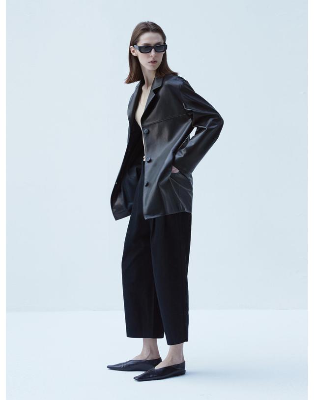 베르데마르 European Lambskin Classic Blazer_Black 착용컷