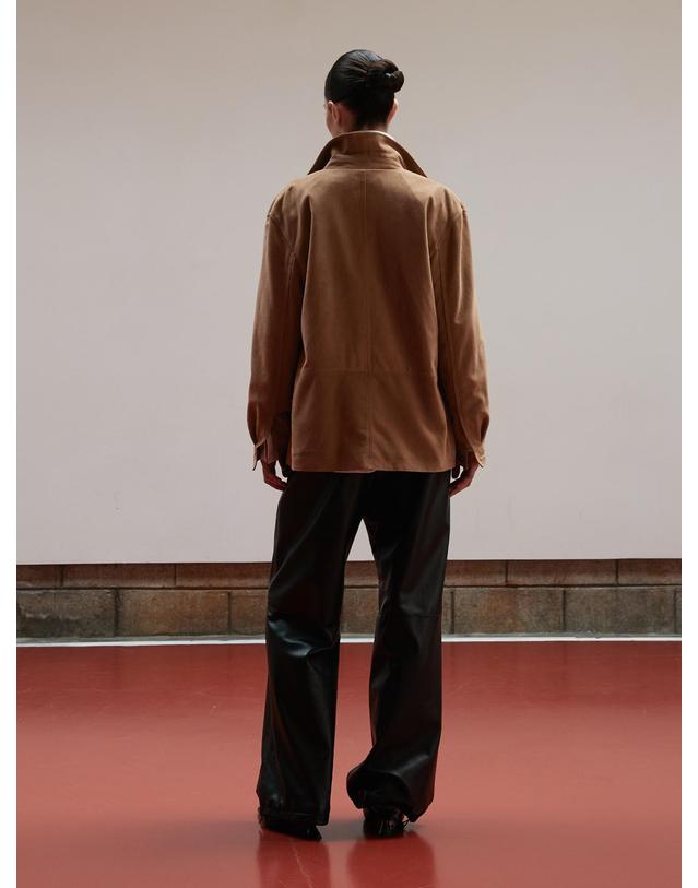 베르데마르 Suede Atelier Jacket_Beige 착용컷