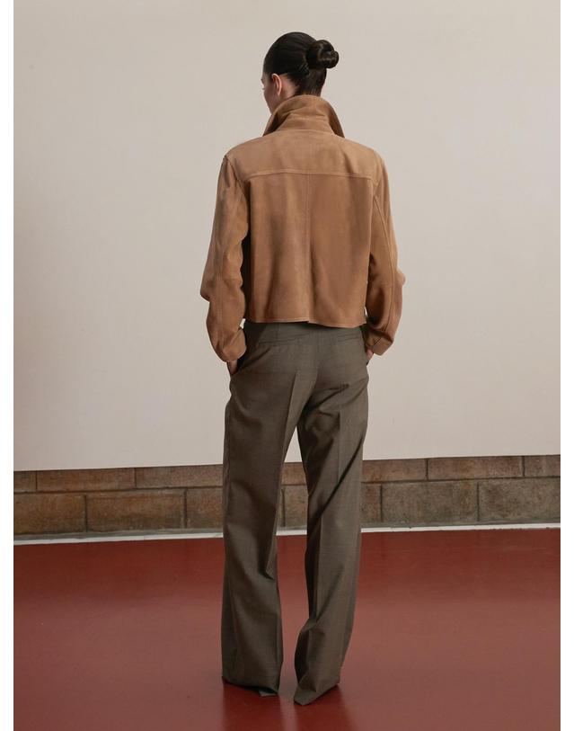 베르데마르 Suede pocket point JK_Beige 착용컷