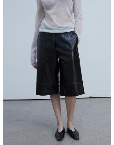 Lambskin Bermuda Pants