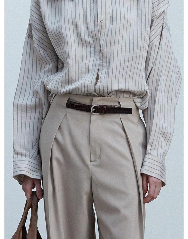 베르데마르 Heritage Croc Belt 착용컷