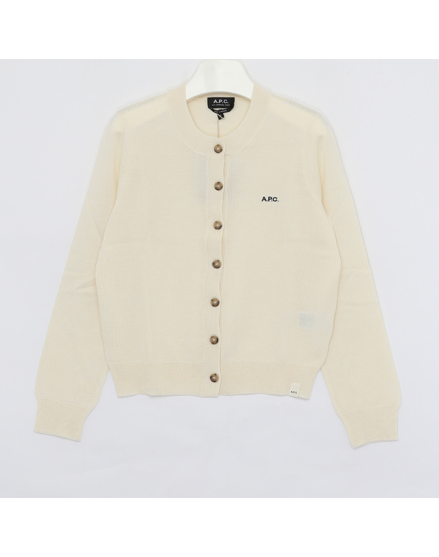 아페쎄 아페세 아페세 영문로고 샐리 여성 가디건 WOAOC F22335 AAD 착용컷