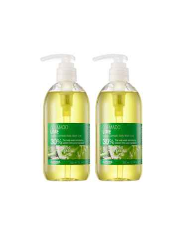 [1+1]수아비스 꼴마도 라임 바디워시 300ml X 2개