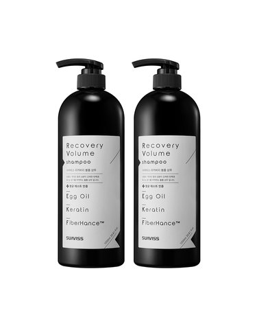 [1+1]수아비스 리커버리 볼륨 샴푸 1000ml X 2개