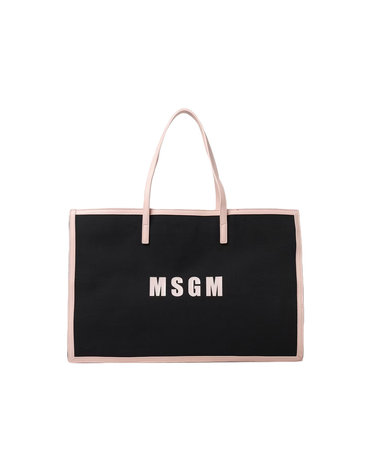 키즈 로고 프린트 토트백 블랙 S4MSJGBA048 110