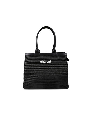 25SS 키즈 로고 자수 토트백 블랙 S5MSJGBA188 110