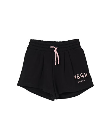 키즈 플리스 숏팬츠 블랙/핑크 S6MSJGSH066 11088