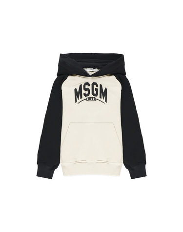 키즈 로고 후드티 크림블랙 F4MSJBHS225 01305