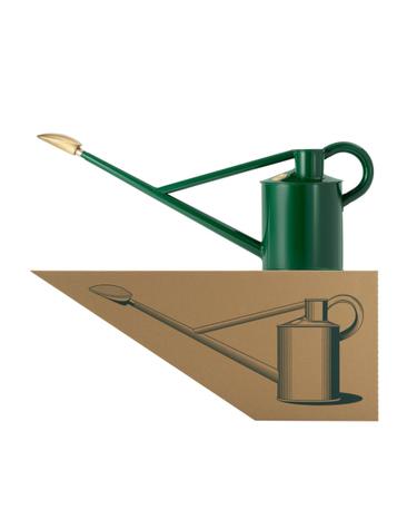 [Haws] The Warley Fall 1 Gallon - Green 대용량 철제 물조리개