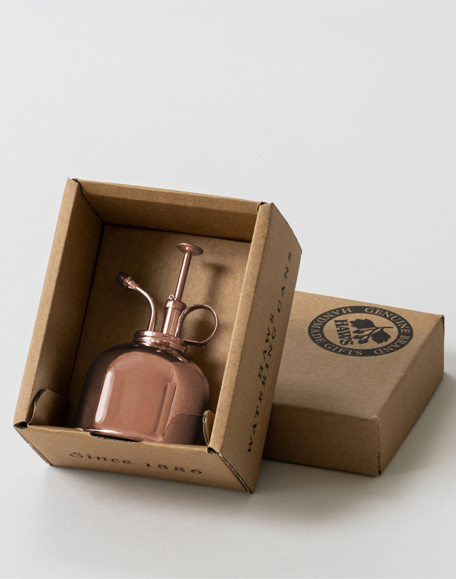 하우즈 [Haws] 300ml 철제 미스트 코퍼 착용컷
