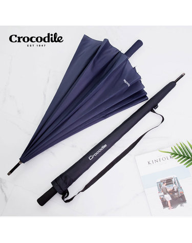 크로커다일 120cm 16k 튼튼한 대형 멜빵 자동 장우산 골프우산