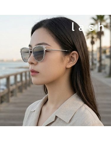 래쉬 LAZY 0207G 캣아이 메탈 보잉 티타늄 미러 패션 선글라스