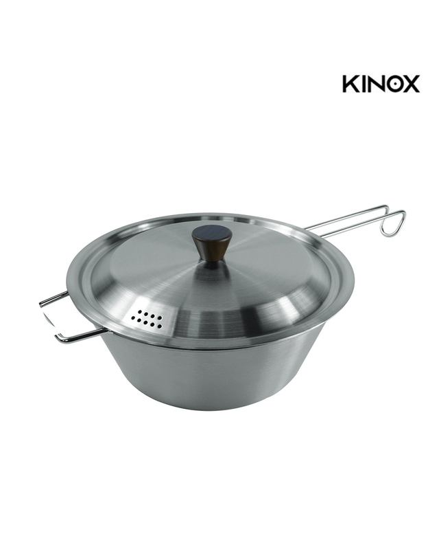 키녹스 [KINOX] 키녹스 빅시에라컵 스텐 냄비 1800ml 착용컷