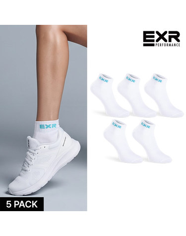EXR 여성 심플 스탠다드 발목양말 5P_MT