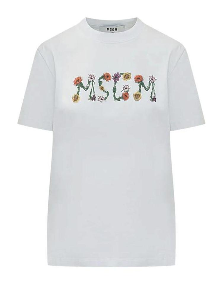 [해외] 26SS 엠에스지엠 반팔 티셔츠 4041MDM124N26700201 White EKXEXX21147
