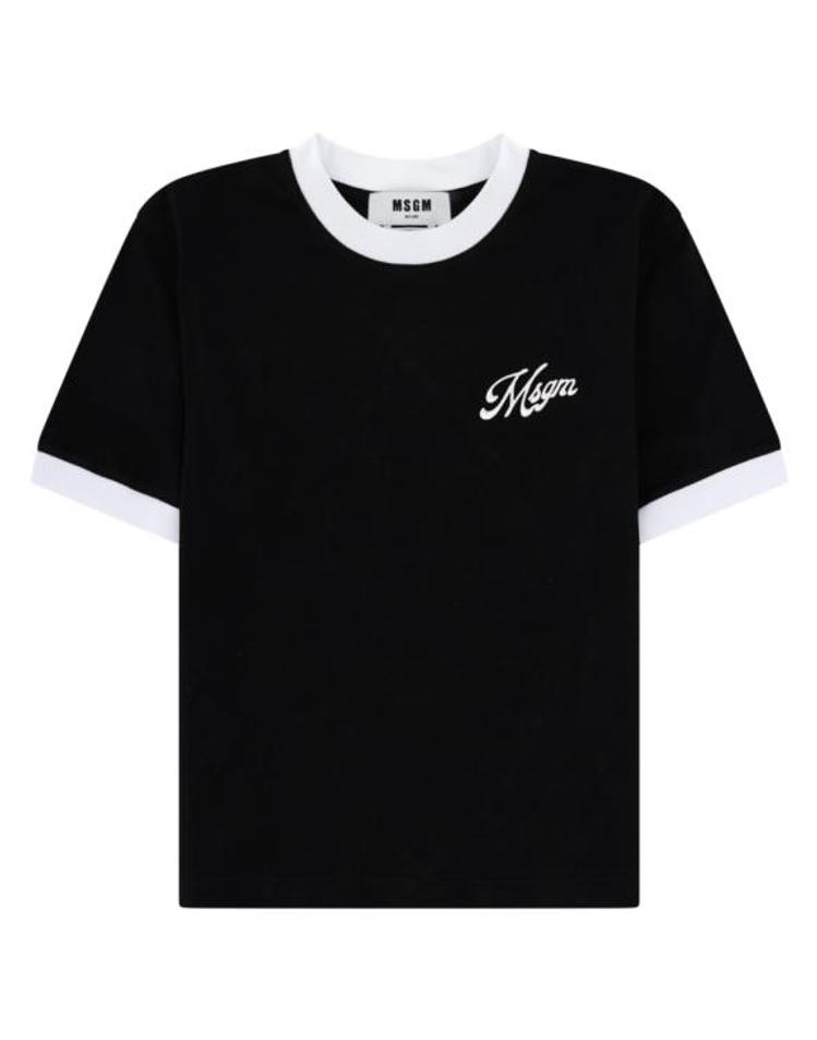 [해외] 26SS 엠에스지엠 반팔 티셔츠 4041MDM112D 26700299 BLACK EKXEXX21160