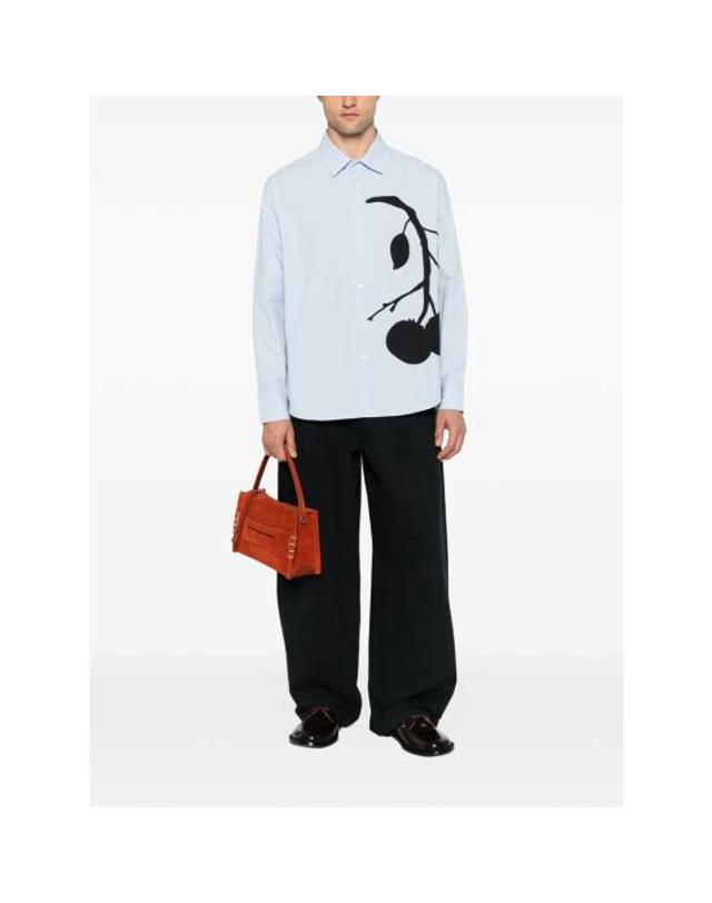 제이더블유앤더슨 [해외직구] 26FW JW앤더슨 긴팔 셔츠 SH0401 PG1090 806 BLUE 착용컷