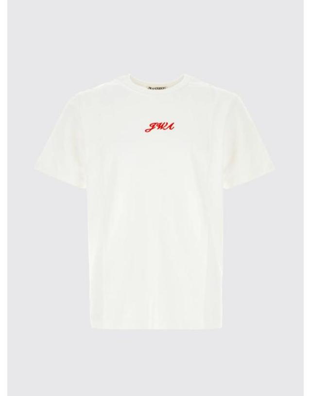 제이더블유앤더슨 [해외직구] 26FW JW앤더슨 반팔 티셔츠 JT0359PG1937 001 White 착용컷