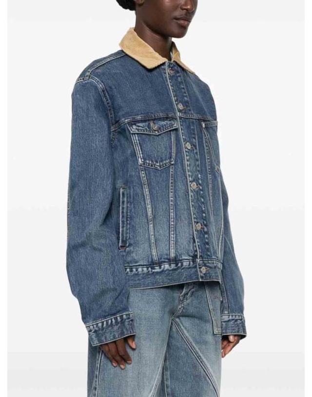 제이더블유앤더슨 [해외직구] 26FW JW앤더슨 데님 팬츠 DJ0046PG1930172 DARK BLUE 착용컷