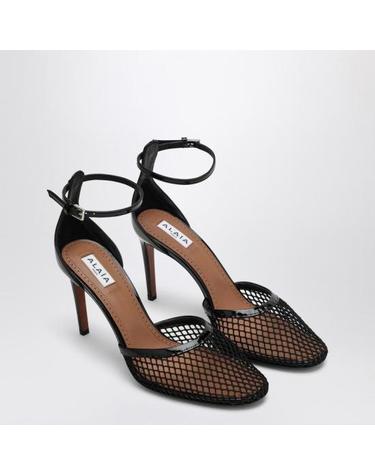 [해외직구] 25FW 알라이아 힐 펌프스 AA3E049TK007LE 999 BLACK