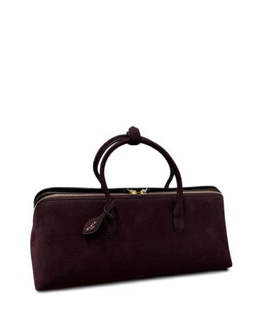 [해외직구] 26FW 알라이아 토트백 AA1L1016CA214SUE 332 BURGUNDY