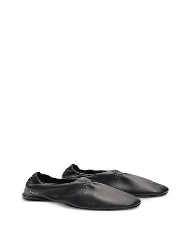 [해외직구] 26SS 알라이아 플랫 슈즈 AA3A1024I100LE 999 BLACK