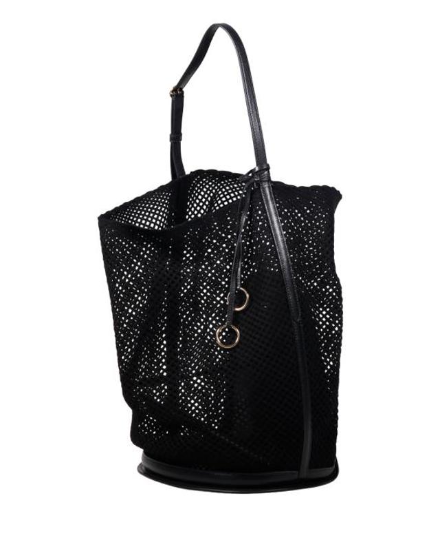 알라이아 [해외직구] 26FW 알라이아 힙 라지 버킷 백 AA1L6006I249 999 NOIR 착용컷