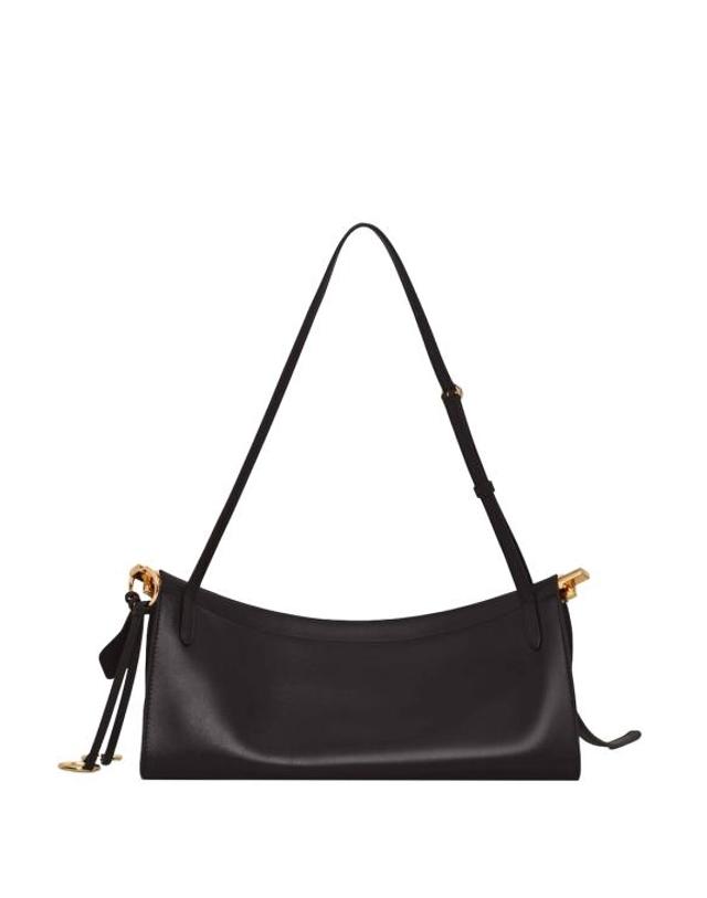알라이아 [해외직구] 26FW 알라이아 르 클릭 이스트 웨스트 레더 미디움백 AA1S01430CA332 730 BROWN 착용컷