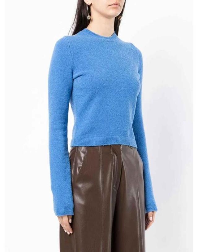 나누슈카 [해외직구] 22FW 나누슈카 긴팔 티셔츠 NW22PFTP03153BLUE Blue 착용컷