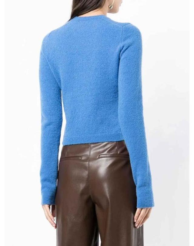 나누슈카 [해외직구] 22FW 나누슈카 긴팔 티셔츠 NW22PFTP03153BLUE Blue 착용컷