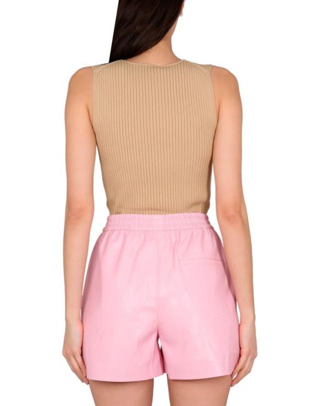 나누슈카 [해외직구] 23SS 나누슈카 민소매 티셔츠 NW23RSTP00673 BEIGE 착용컷