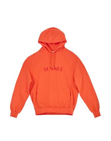 [해외직구] 25SS 써네이 후드 티셔츠 RTWXJER031 7434 bright orange ARANCIONE