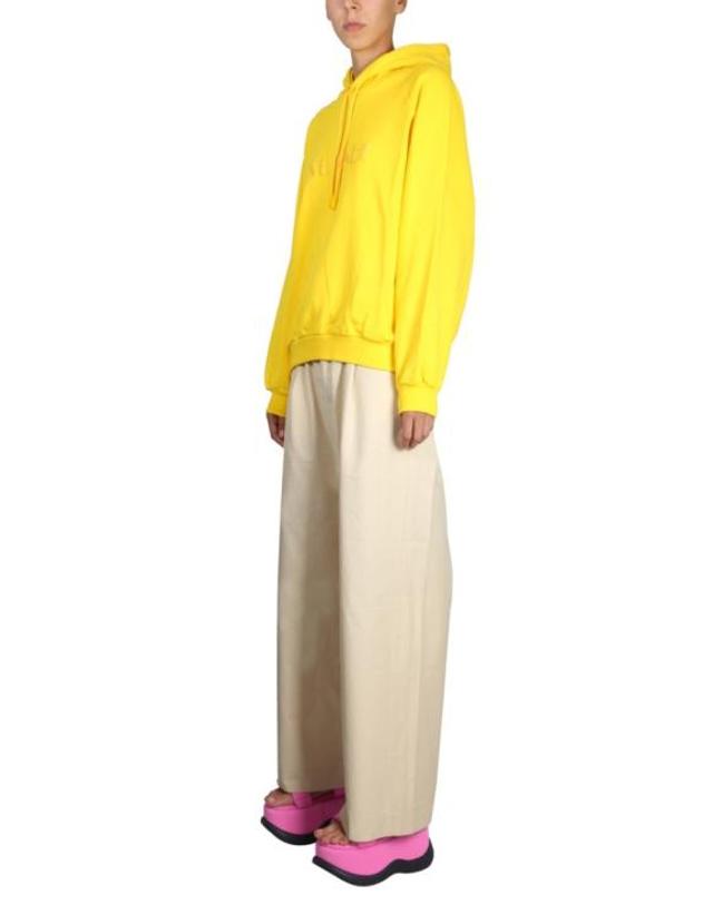 써네이 [해외직구] 22FW 써네이 후드 티셔츠 CRTWXJER009 COT007T024 Gold 착용컷