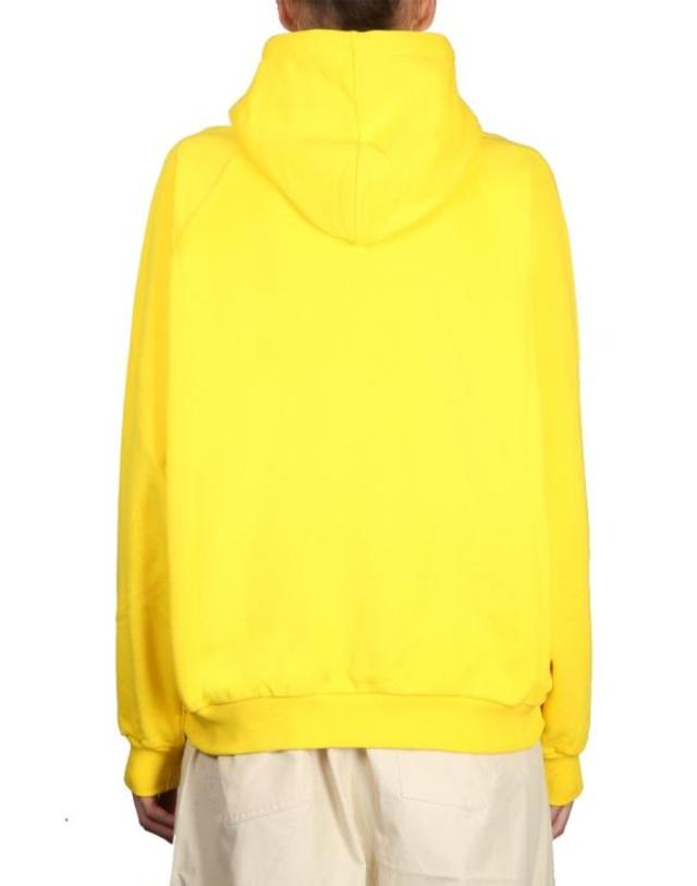 써네이 [해외직구] 22FW 써네이 후드 티셔츠 CRTWXJER009 COT007T024 Gold 착용컷