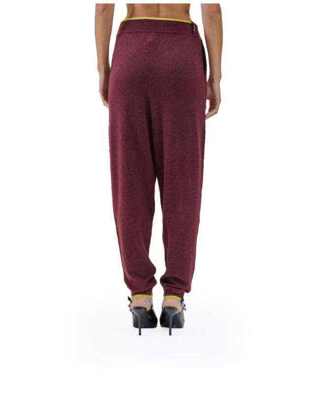 써네이 [해외직구] 25FW 써네이 스트레이트 팬츠 RTWXKNW023 burnt aubergine 7774 BORDEAUX 착용컷
