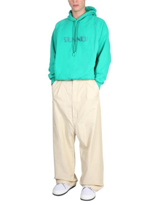 써네이 [해외직구] 22FW 써네이 후드 티셔츠 CRTWXJER009 COT007005B Green 착용컷