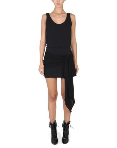[해외직구] 22FW 필로소피 숏 원피스 04567118 0555 Black