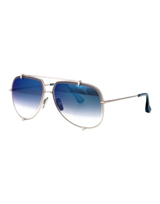 디타 [해외직구] 25SS 디타 선글라스 23007ESLV62 SLV SILVER W DARK GREY TO CLEAR SOFT BLUE 착용컷