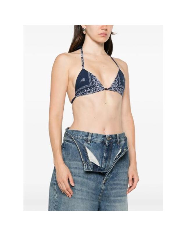 리던 [해외직구] 26FW 리던 비키니 수영복 120 01WTRITOP NAVY BLUE WHITE 착용컷