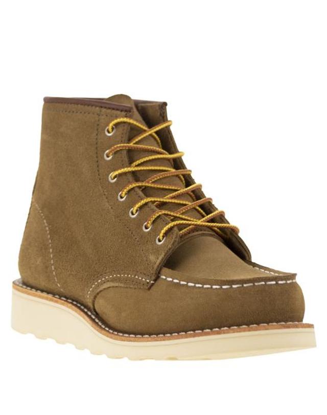 레드윙 [해외직구] 24SS 레드윙 부츠 03377 B OLIVE 착용컷