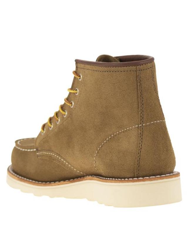 레드윙 [해외직구] 24SS 레드윙 부츠 03377 B OLIVE 착용컷