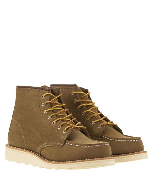 레드윙 [해외직구] 24SS 레드윙 부츠 03377 B OLIVE 착용컷