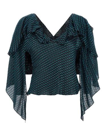 [해외직구] 26SS 키코 코스타디노브 블라우스 KI333535BM BLUE