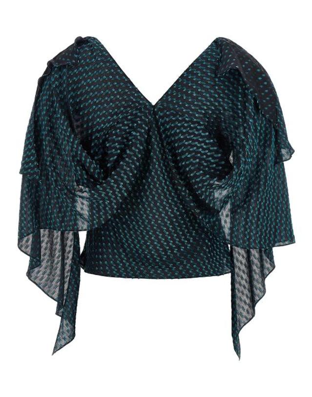 키코 코스타디노브 [해외직구] 26SS 키코 코스타디노브 블라우스 KI333535BM BLUE 착용컷