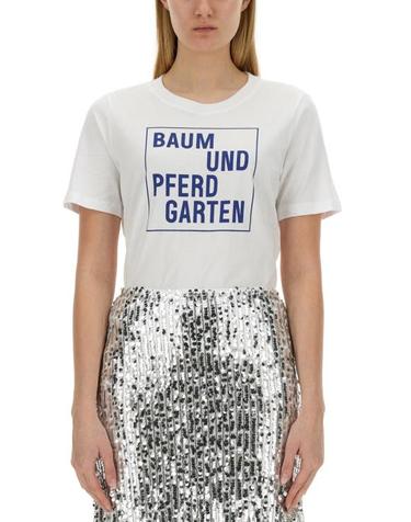 [해외직구] 24SS 바움 운드 페르드가르텐 반팔 티셔츠 23549 WHITE