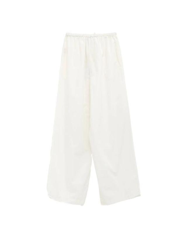 베이스레인지 [해외직구] 26FW 베이스레인지 스트레이트 팬츠 TRKO PO KOLLA UNDYE WHITE 착용컷