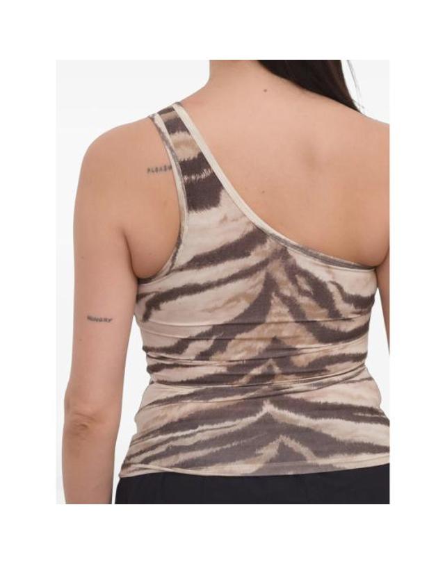 베이스레인지 [해외직구] 26FW 베이스레인지 민소매 티셔츠 TTST BL SPECK TIGER NEUTRALS BROWN 착용컷