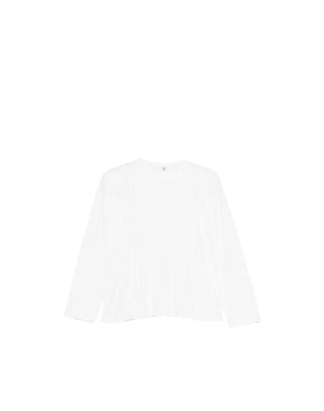 베이스레인지 [해외직구] 26SS 베이스레인지 탑 TTMLS CS MUL LONG OFFWH WHITE 착용컷