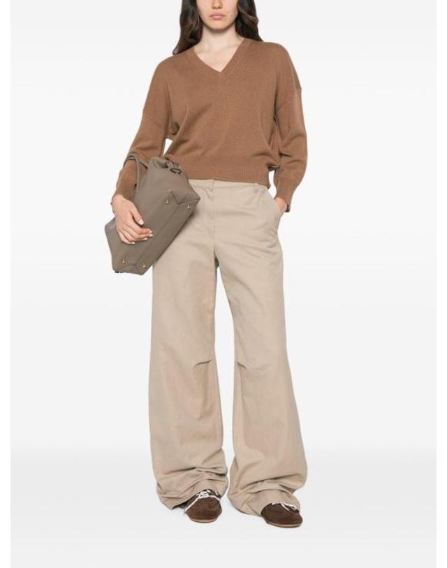 마렐라 [해외직구] 26FW 마렐라 탑 2623366354200MLSEDITORE002 CAMEL 착용컷